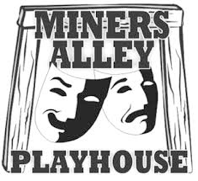 logo for Miner's Alley Playhouse, Golden Colorado