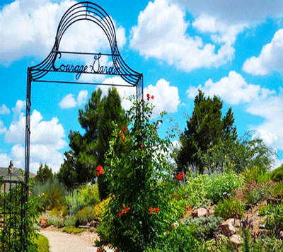 Courage Garden Entrance