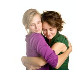 happy hug